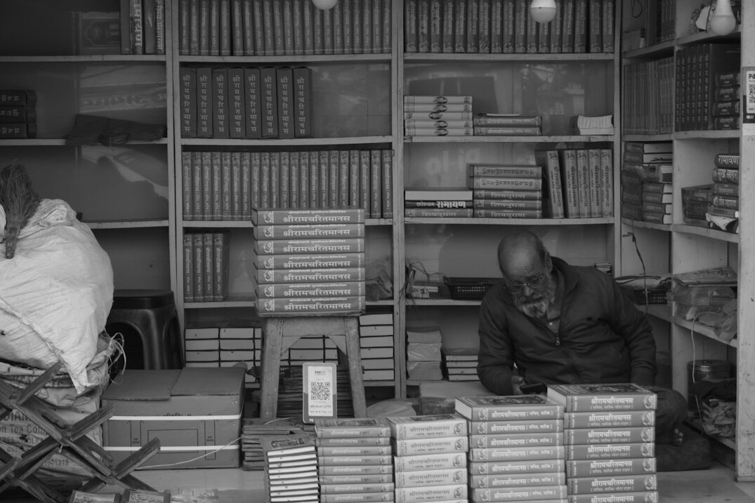 Archive shelves full of books and boxes