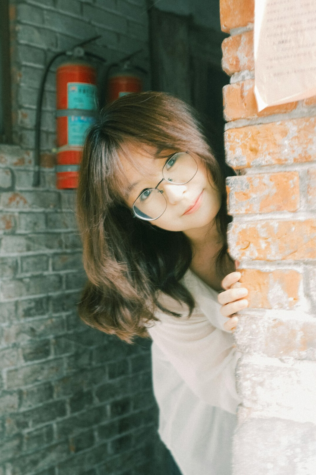 Portrait of a woman archivist with a gentle smile