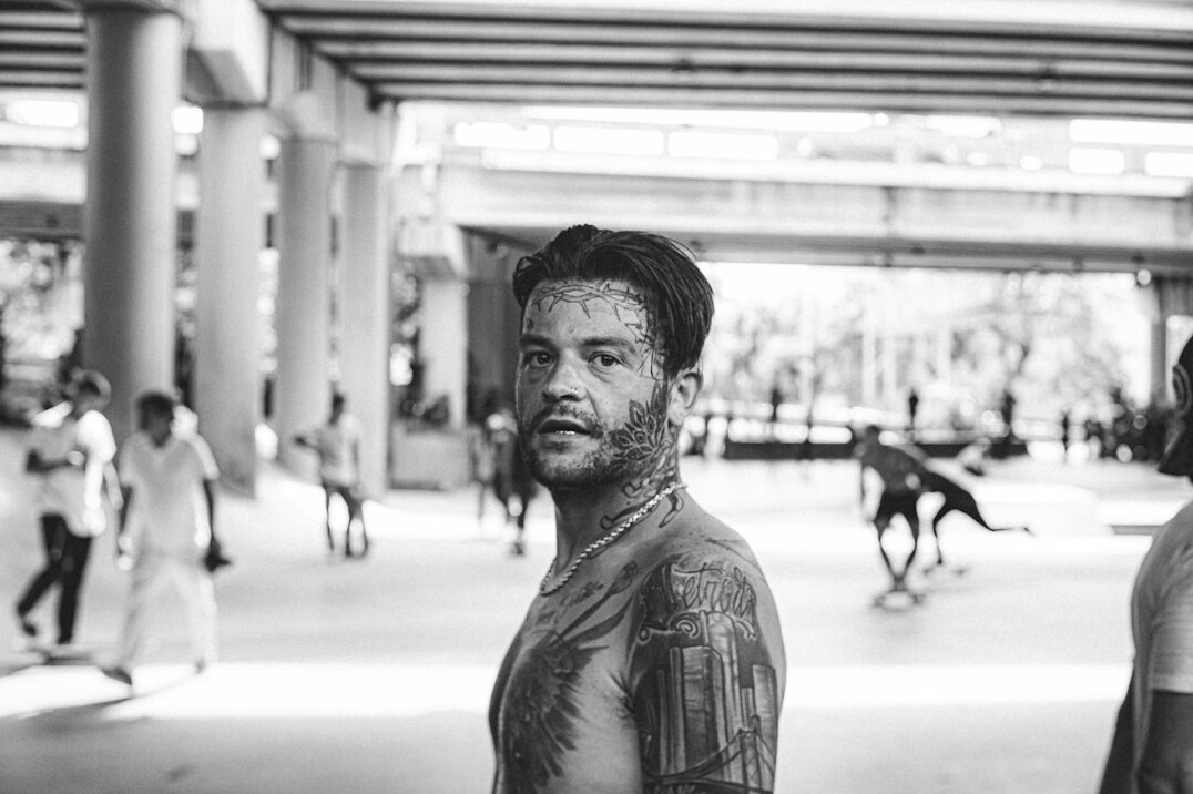 Portrait of a Latin American man documentary photographer